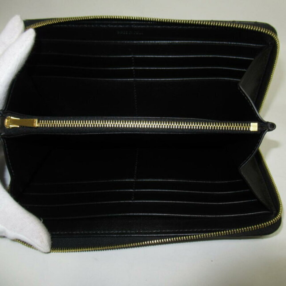 Celine long leather round wallet black - Picture 5 of 10